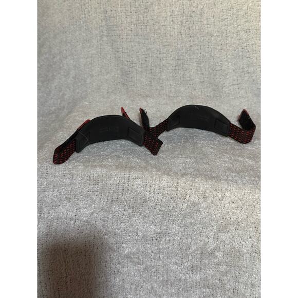 Crocs Strap Replacements Velcro Black Red - Picture 4 of 7